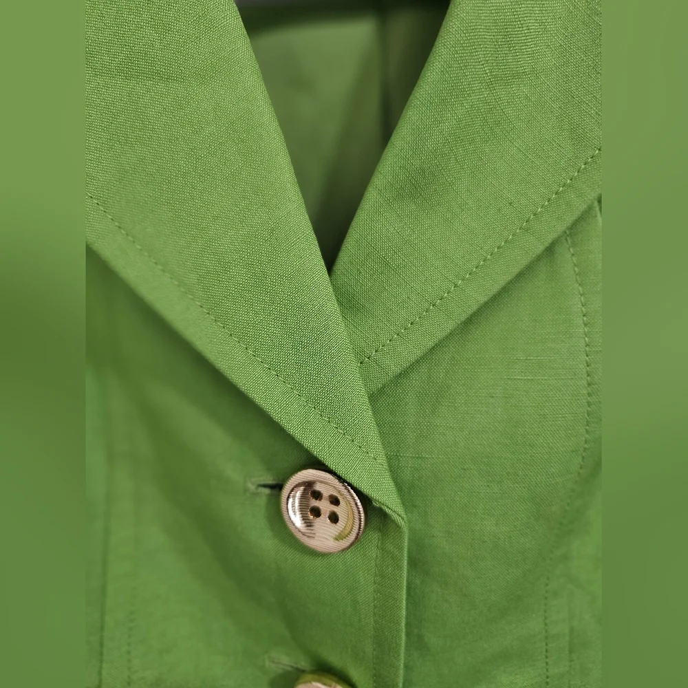💚 Tahari Arthur S. Levine Green Blazer – NWT 💚 - Picture 5 of 13